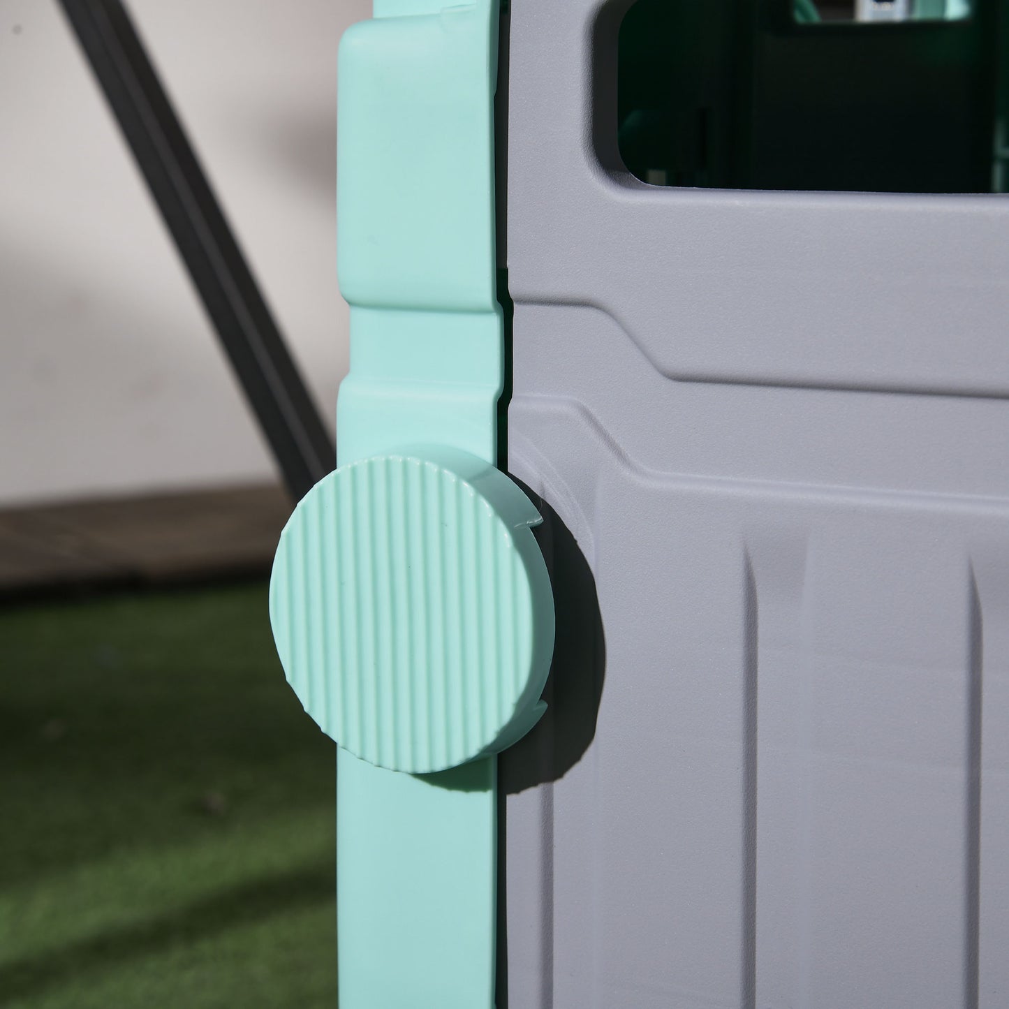 HOMCOM Einkaufswagen Einkaufstrolley, Treppensteiger, klappbar, Teleskopgriff, bis max. 65 Kilo belastbar, Grün