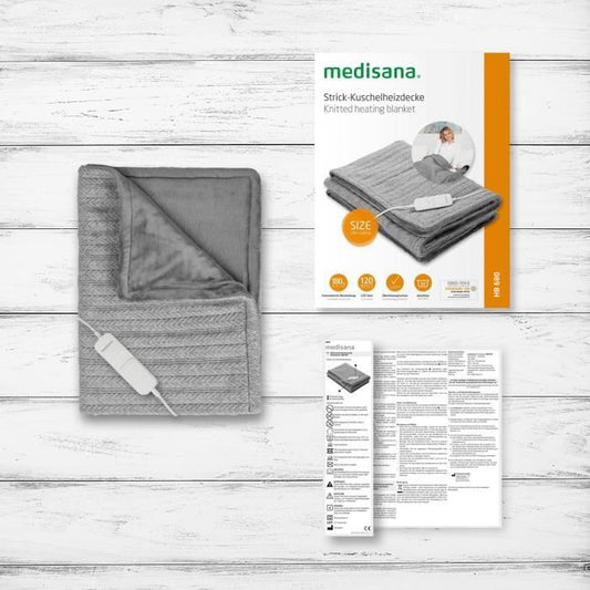 Reversible mesh heating blanket - MEDISANA - HB 680 - Rapid heating 120 W - Auto stop