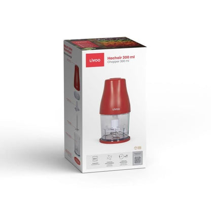 300 ml mincer - Livoo - DOP244R - Chili red