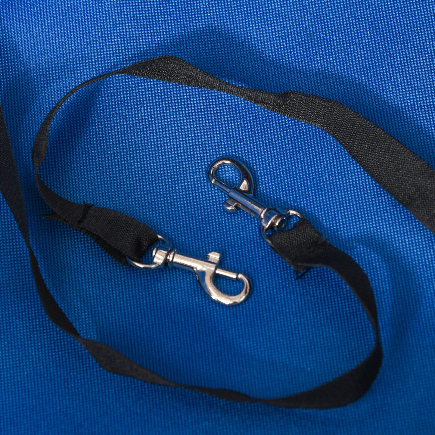 PawHut Hundebuggy Hundewagen bis 4 kg Klappbar Netzfenster Bodenkorb Becherhalter abnehmbares Dach blau 67 x 45 x 96 cm