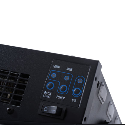 HOMCOM Elektrokamin Kamin Kaminofen Elektrischer Wandkamin 65 x 11,4 x 52cm