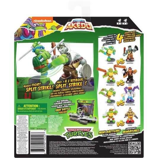Michelangelo vs Bebop figurines - Akedo - Moose Toys