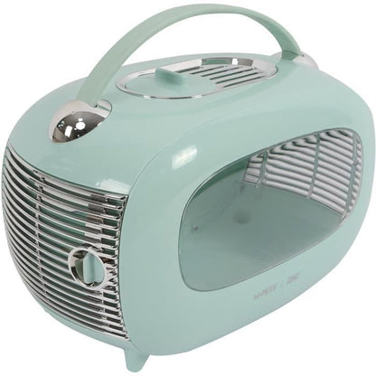 Transport box - M PETS - SIXTIES Classic - Handle - Backpack - Rear opening - 5 kg max - Blue