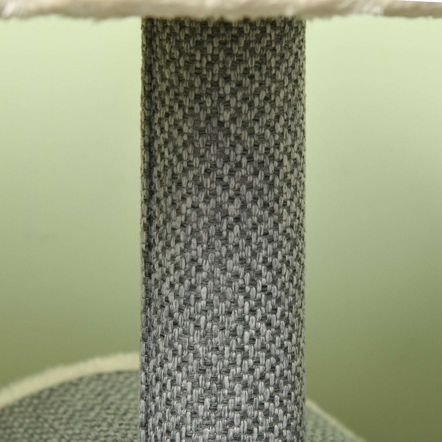 PawHut Kratzbaum Katzenbaum, 1 Katzenhöhle, 2 Liegeflächen, 60 cm x 40 cm x 104 cm, Grau + Natur