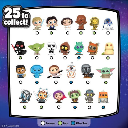 Collectible Figures - STAR WARS - Galaxy Peek Capsule - 4 Figures, 4 cm, 25 to Collect
