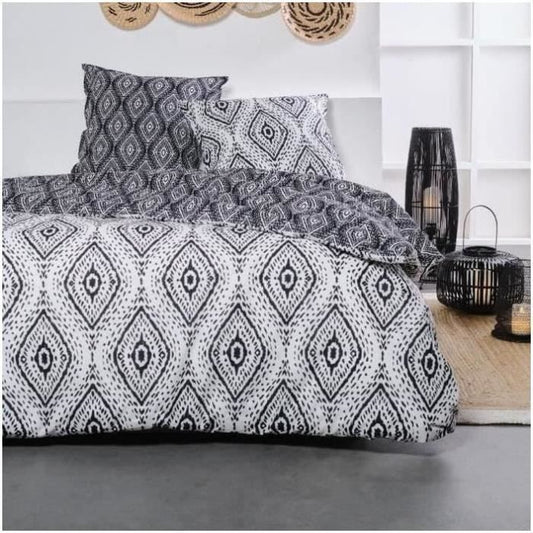 Bed set - TODAY SUNSHINE - 240x220 cm - 2 people - Ethnic printed cotton
