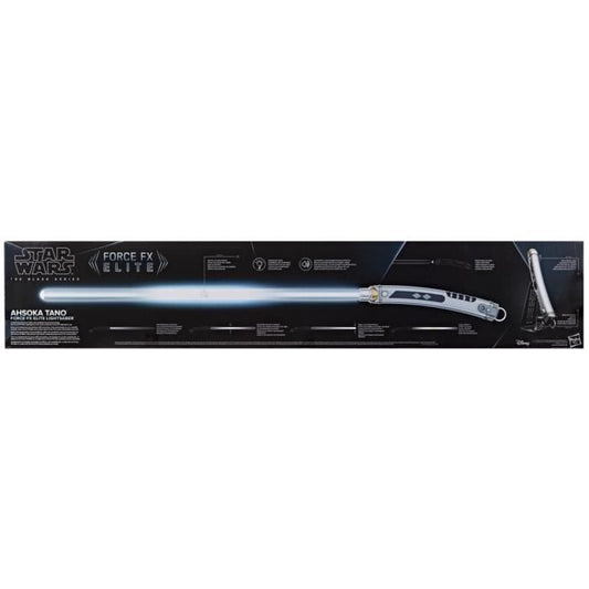 Ahsoka Tano's Electronic Lightsaber, Force FX Elite with LED and Premium Sound Effects, Ages 14 and Up, Star Wars The Black S