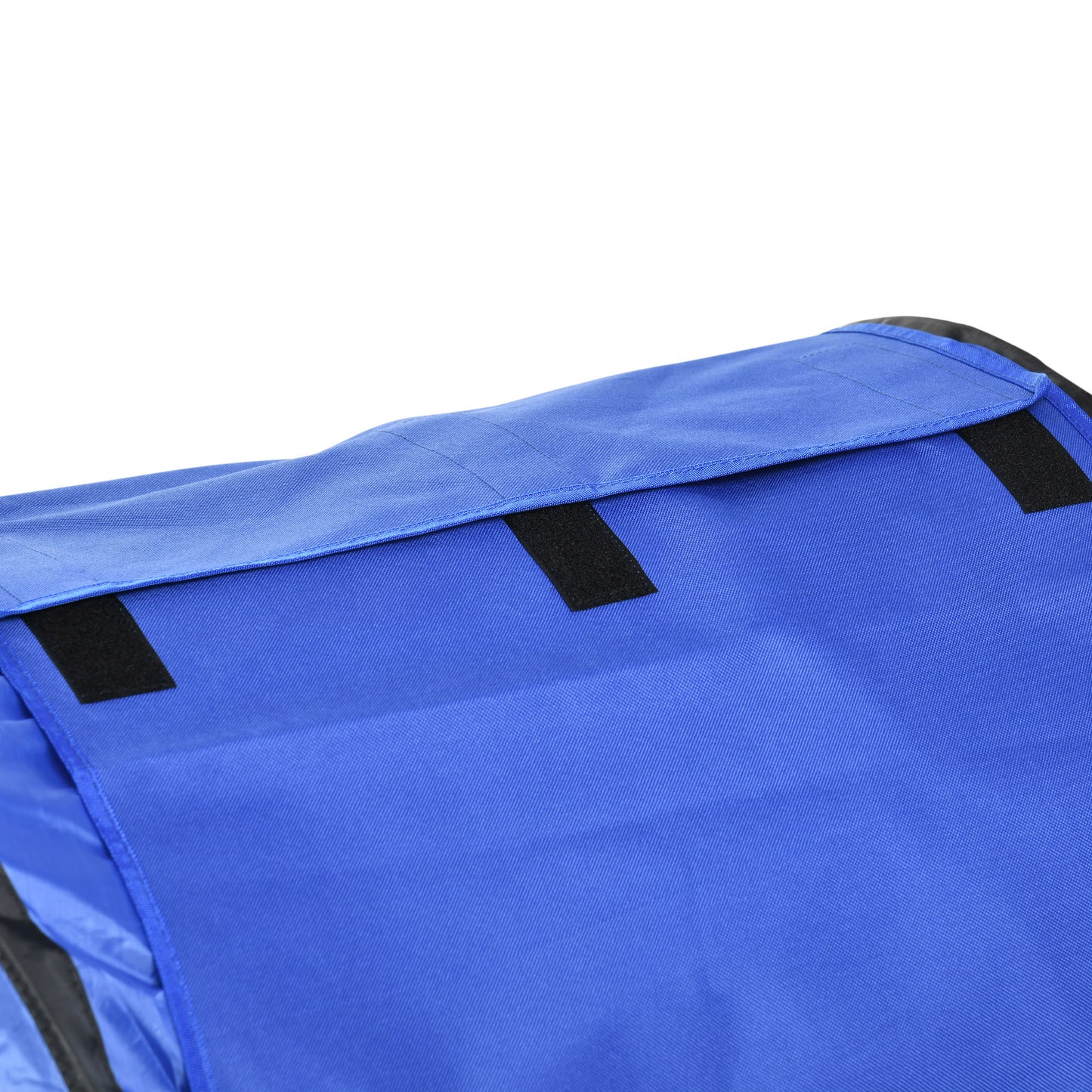 PawHut Hunde-Agiliy-Set Hundeparcours, 1 Reifen, 2 Tunnel 2 Hürden, 321 cm x 63c mx 93 cm, Blau + Rot+ Weiß