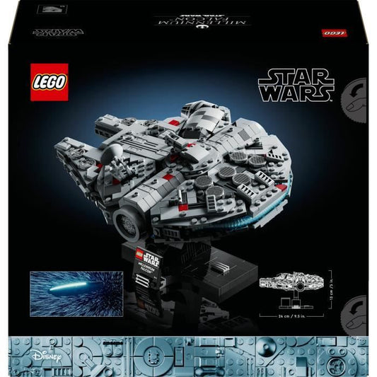 LEGO Star Wars 75375 Millennium Falcon, Building Set, Spaceship, Adults
