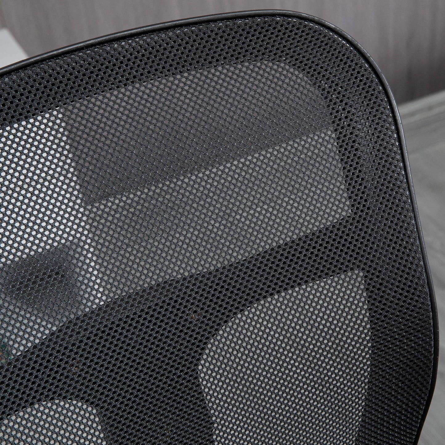 Vinsetto Zeichenstuhl Schreibtischstuhl Computerstuhl, inkl. Fußstütze, höhenverstellbar, 59 x 59 x115 cm, Schwarz