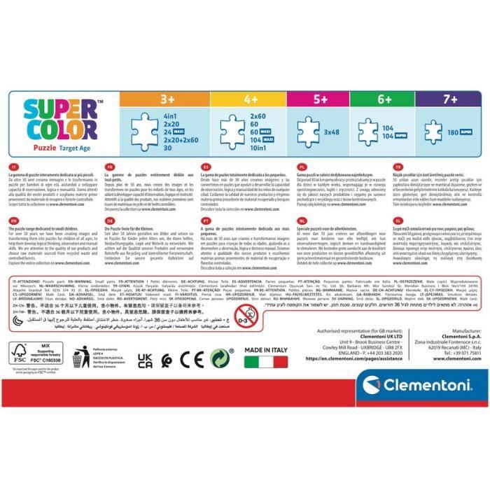 Puzzle - CLEMENTONI - Stitch - 104 pieces - Cartoons and comics - Children