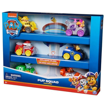 SPIN MASTER PACK 6 RACERS PUP SQUAD Paw Patrol