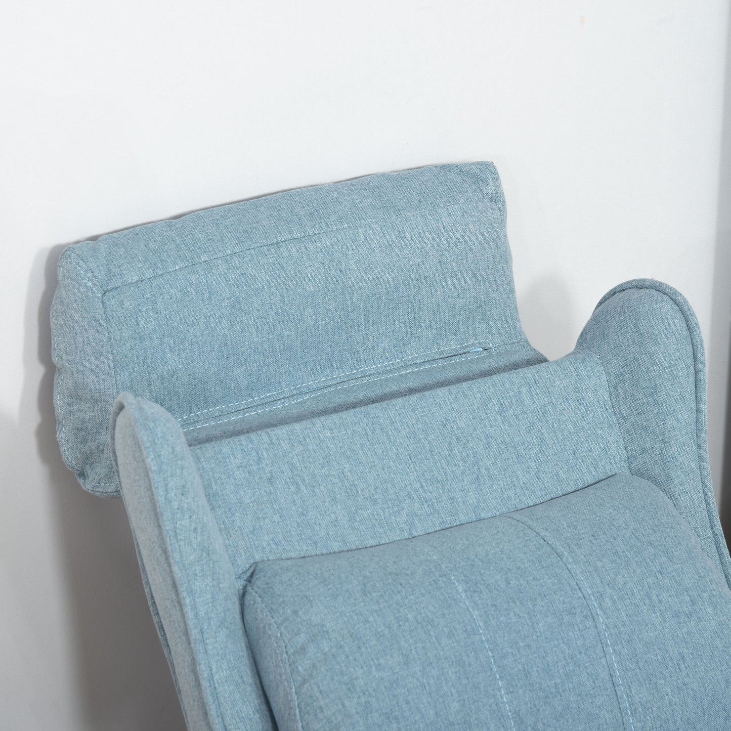 HOMCOM Kindersofa Kindercouch Kindersessel Stuhl Liegesofa verstellbar mit Fußstütze für 3-5 Jahre Jungen und Mädchen Blau 58 x 53 x 70 cm