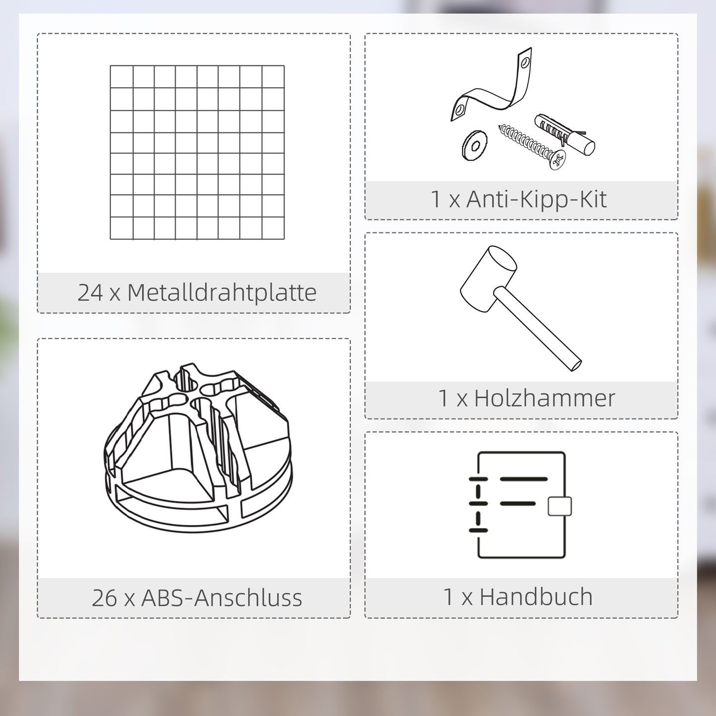 HOMCOM Metallwürfel-Regal, Anpassbarer Würfelschrank für Kleidung, Bücher, Spielzeug, flexibel, 109L x 37B x 109H cm, Schwarz