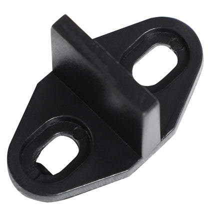 HOMCOM Schiebetür-Kit, Kohlenstoffstahl, Installations-Set ohne Tür, platzsparend, Schwarz