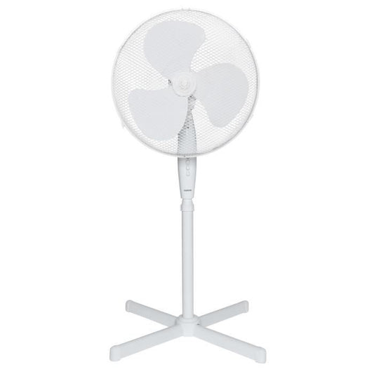 OCEANIC pedestal fan - 45W - Diameter 40 cm - Adjustable height - Oscillation - White