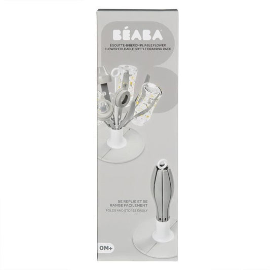 BEABA Drip Foldable Baby Bottle Flower gray