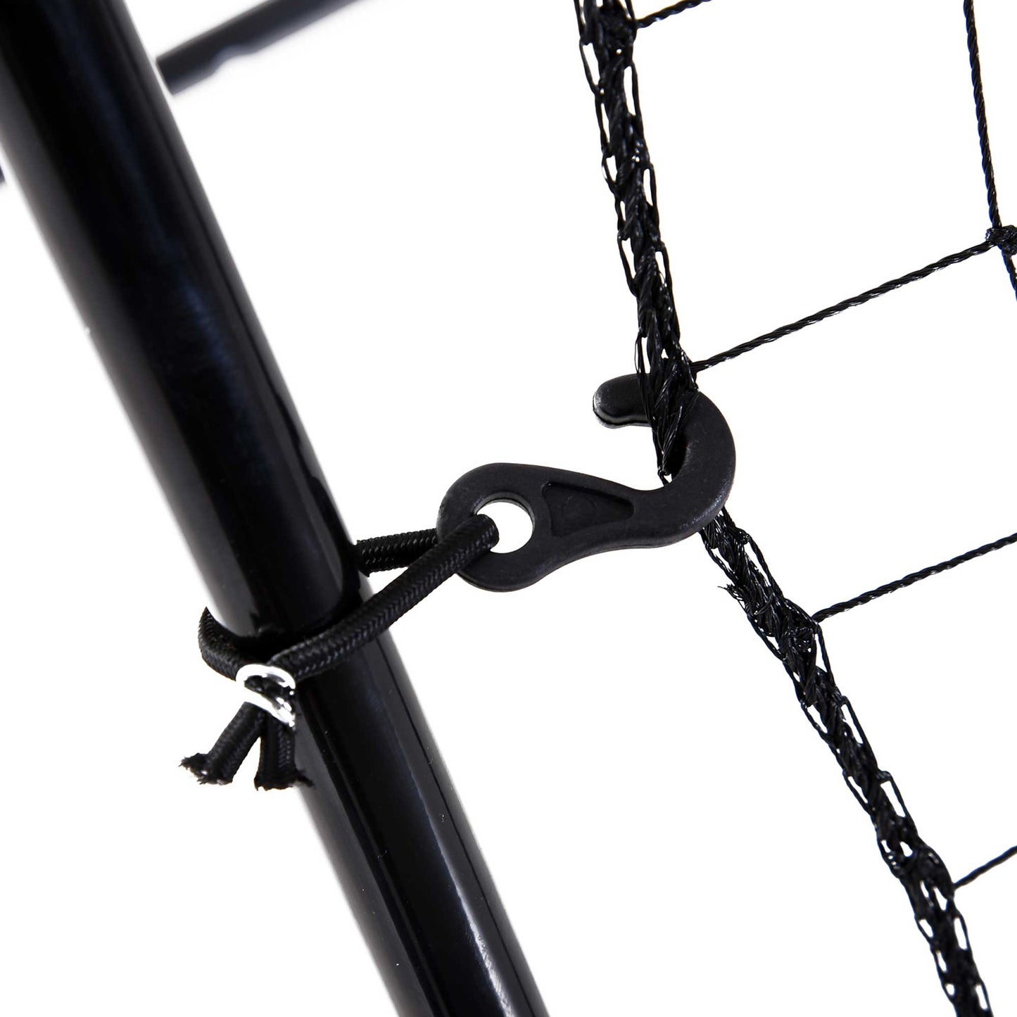 HOMCOM Baseball-Rückprallnetz, wetterbeständig, Metallrahmen, grüne Trefferzone, 174H x 123B x 90T cm