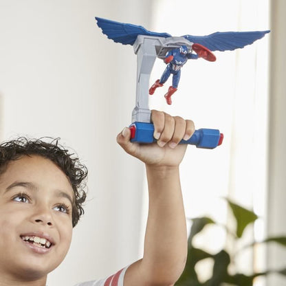 Captain America Flight Controls Figure, Marvel Epic Hero Series Captain America: Brave New World, Ages 4