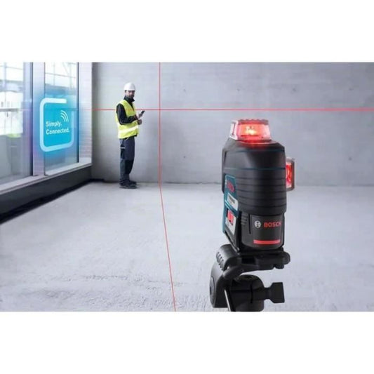 12V GLL 3-80 C line laser + 1 GBA 2Ah battery + charger + L-BOXX case - BOSCH - 0601063R02