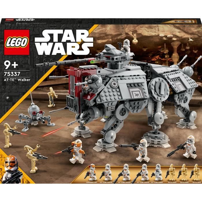 LEGO Star Wars 75337 AT-TE Walker Toy with 5 Minifigures, Revenge of the Sith