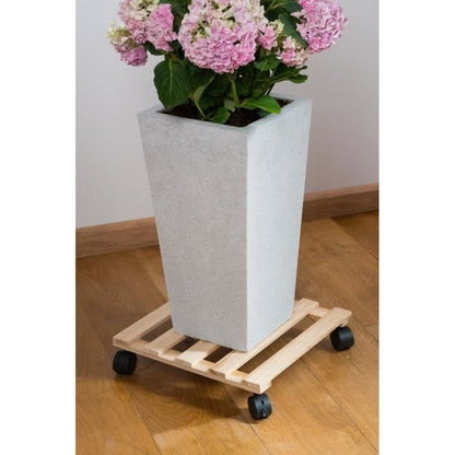 NATURE Roller table for plants - Fir - H7.4 x 35 x 35 cm