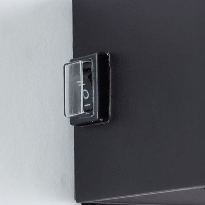 Magnetic outdoor wall light - ISEO - BRILLIANT - Rechargeable - Black - LED - Detector - 4W - 300lm - 3000K - USB