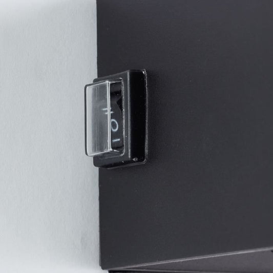 Magnetic outdoor wall light - ISEO - BRILLIANT - Rechargeable - Black - LED - Detector - 4W - 300lm - 3000K - USB