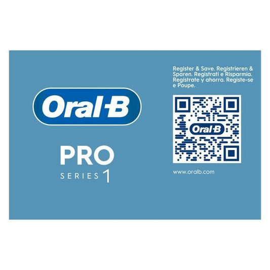 Electric toothbrush - ORAL-B Pro 1 - Sensitive Clean - Blue