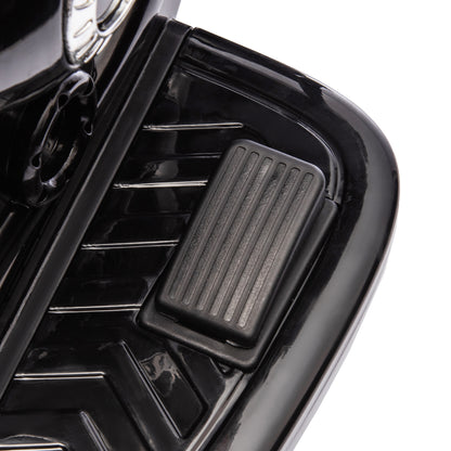 AIYAPLAY Elektro-Kindermotorrad, 3-5 km/h, Chopper, Licht & Musik, für Kinder 3-6 Jahre, Schwarz