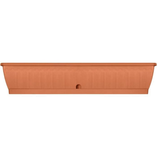 Planter - GARDEN ID Terraflor - Terra 100 cm - Solidity - Water reserve - Recycled & 100% recyclable - Volume for plants.