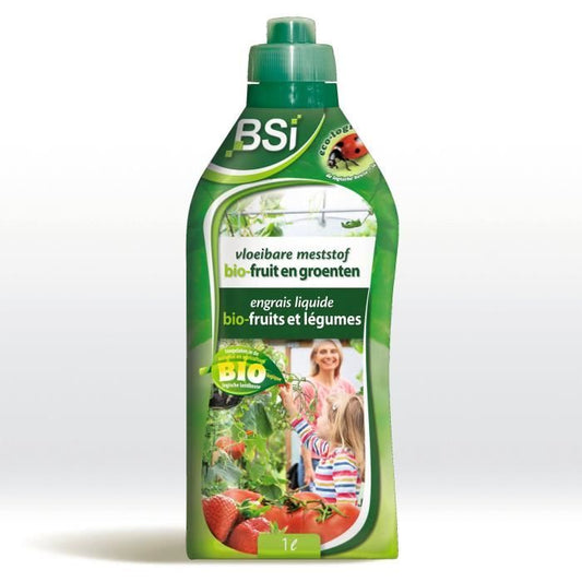 Liquid organic fertilizer for fruits and vegetables - BSI - Stimulates growth and promotes growth - With trace elements 1L - UAB