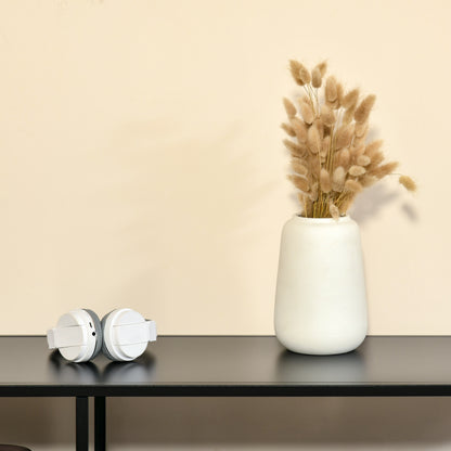 HOMCOM Standregal Bücherregal mit 5 offenen Fächern, Aufbewahrungsregal mit Metallrahmen, Würfelregal für Küche, Wohnzimmer, Schwarz, 120 x 35 x 87,5 cm