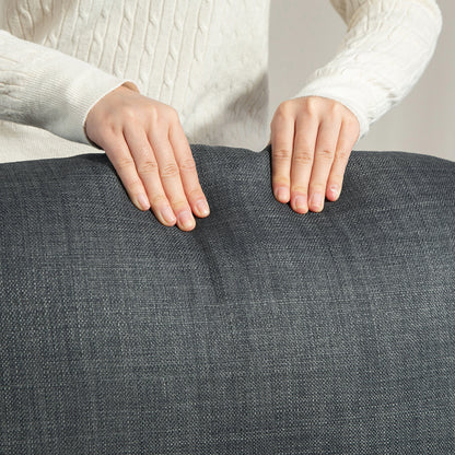 HOMCOM Massagesessel mit Heizfunktion, 2 Massagebereiche, Liegefunktion, bis 150 kg, Dunkelgrau