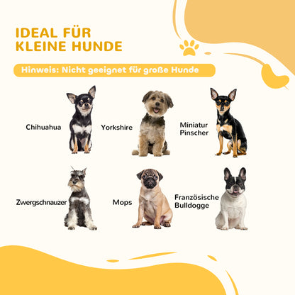 PawHut Absperrgitter Hund 3-teilig, 154,5 x 61 cm Faltbar Hundegitter mit Tür, 2 Stützfüßen Hellgrau