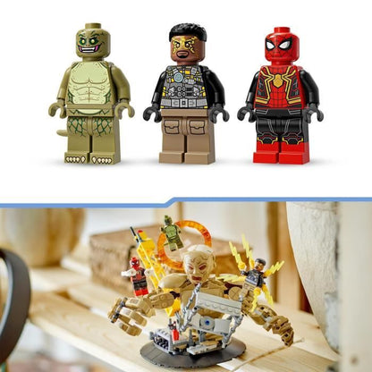 LEGO 76280 Marvel Spider-Man vs. Sandman: The Final Battle, Toy with Superhero Minifigures