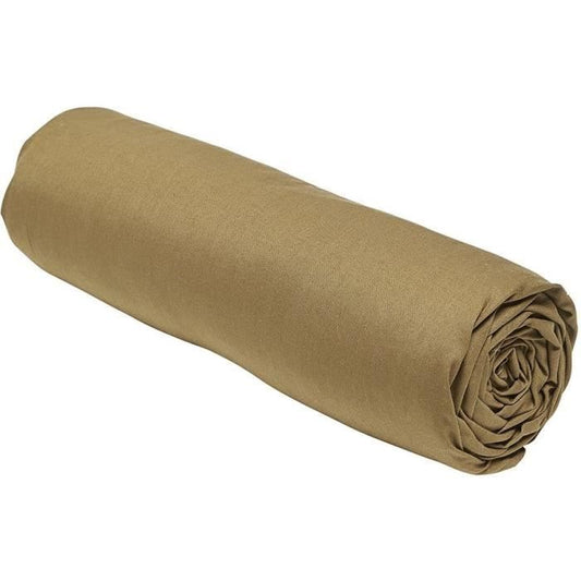 Fitted sheet - TODAY - 180 x 200 cm + 30 cm - Cotton - Organic Bronze