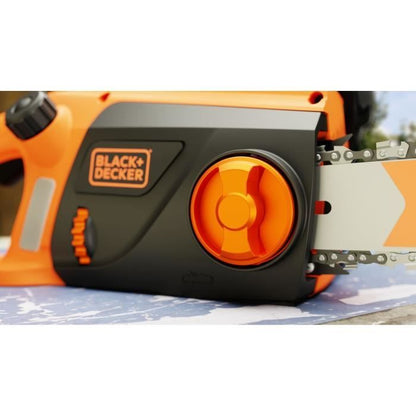 Corded Chainsaw - BLACK+DECKER - BECS2040-QS - 2000 W - 40 cm - Tool-free chain tensioner