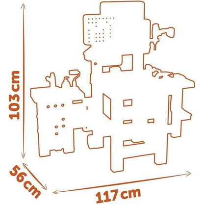 Smoby - Black and Decker - Mega center - 3 parts: mechanics, plumbing, carpentry - Many accessories - Made in France