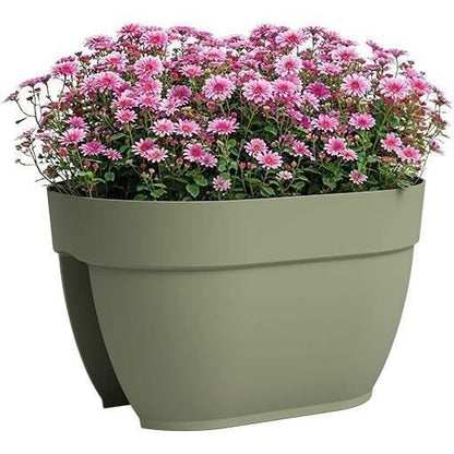 Jardiniere - ARTEVASI - CAPRI CAMPANA - Balcony - 40 ma - Ash green