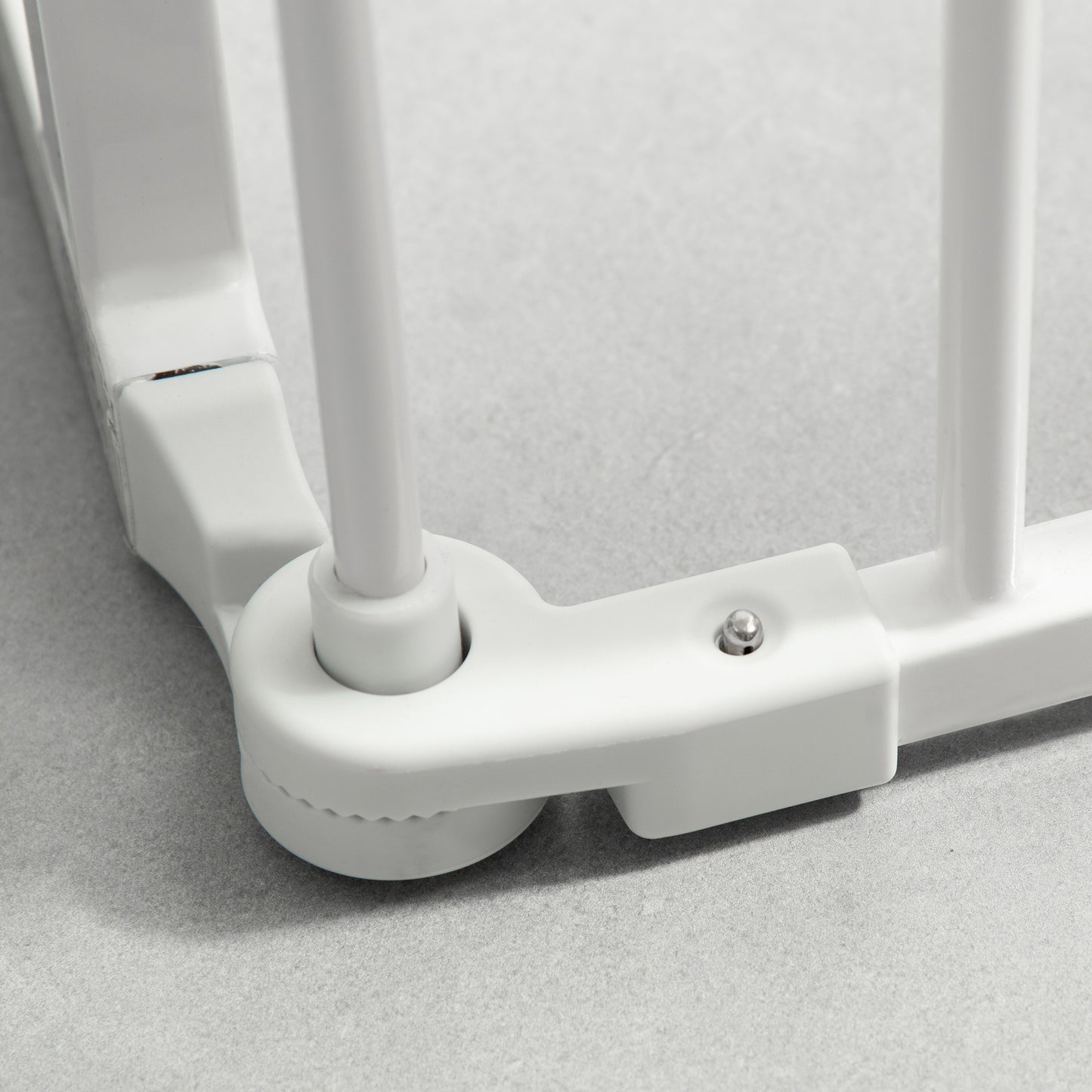 PawHut Welpenauslauf Freigehege für Hund Schutzgitter mit Tür Kaminschutzgitter flexibel klappbar 8 Paneler är 60 x 76 cm Vit