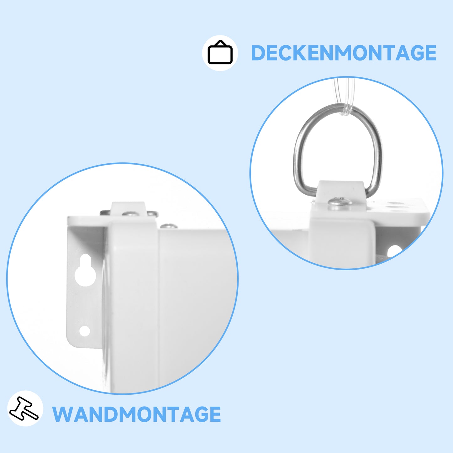 HOMCOM Beamer-Leinwand, Projektionsleinwand, 16:9, 84 Zoll, Fernbedienung, Motor