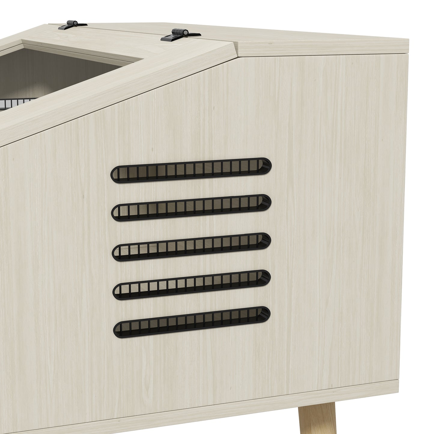 PawHut Reptilienbox, Eidechsenkasten, 140 liter, Heizkissen-kompatibel, Glasfenster