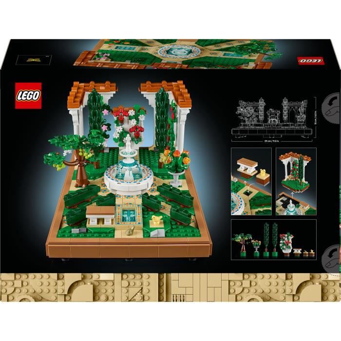 LEGO Icons 10359 Andalusian Garden Gift for Adults Who Love Gardening and Travel