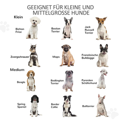 PawHut Absperrgitter für Hunde, klappbar, Kiefernholz, 432 x 36 x 70 cm, Kaffee