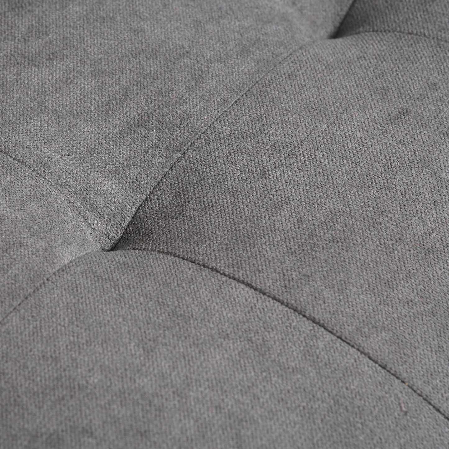 HOMCOM 2 Sitzer Sofa, Couch mit Stauraum, Holzbeine, Gepolsterter Polstersofa mit Samtoptik für Wohnzimmer, Schlafzimmer, 117x 62 x 78 cm, Grau