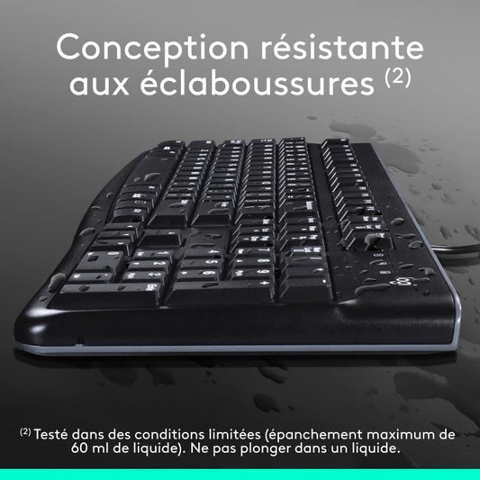 LOGITECH Wired Keyboard and Mouse Pack - MK120