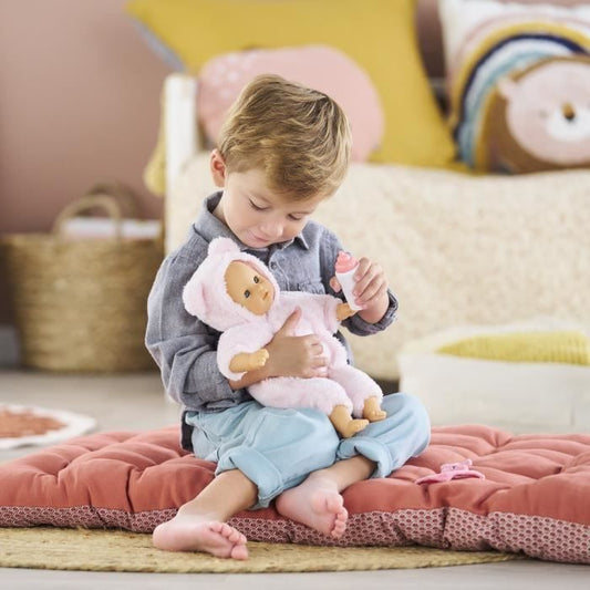 My First COROLLE Baby Doll - Baby Calin Love Bear - 30 cm - 2 accessories - vanilla scent - from 18 months