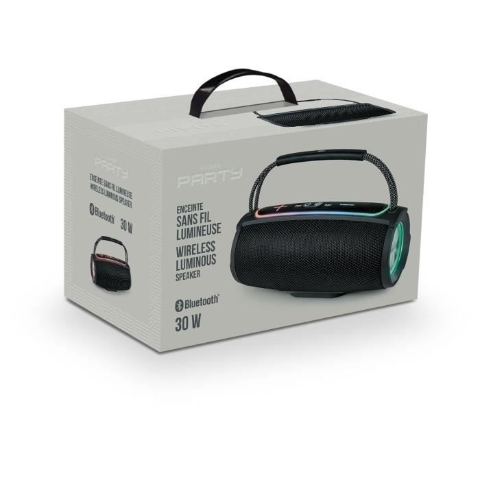 Wireless speaker with light - BIGBEN - Mainstream 3 - Bluetooth 5.3, 30W, TWS, USB, Micro-SD, USB-C battery
