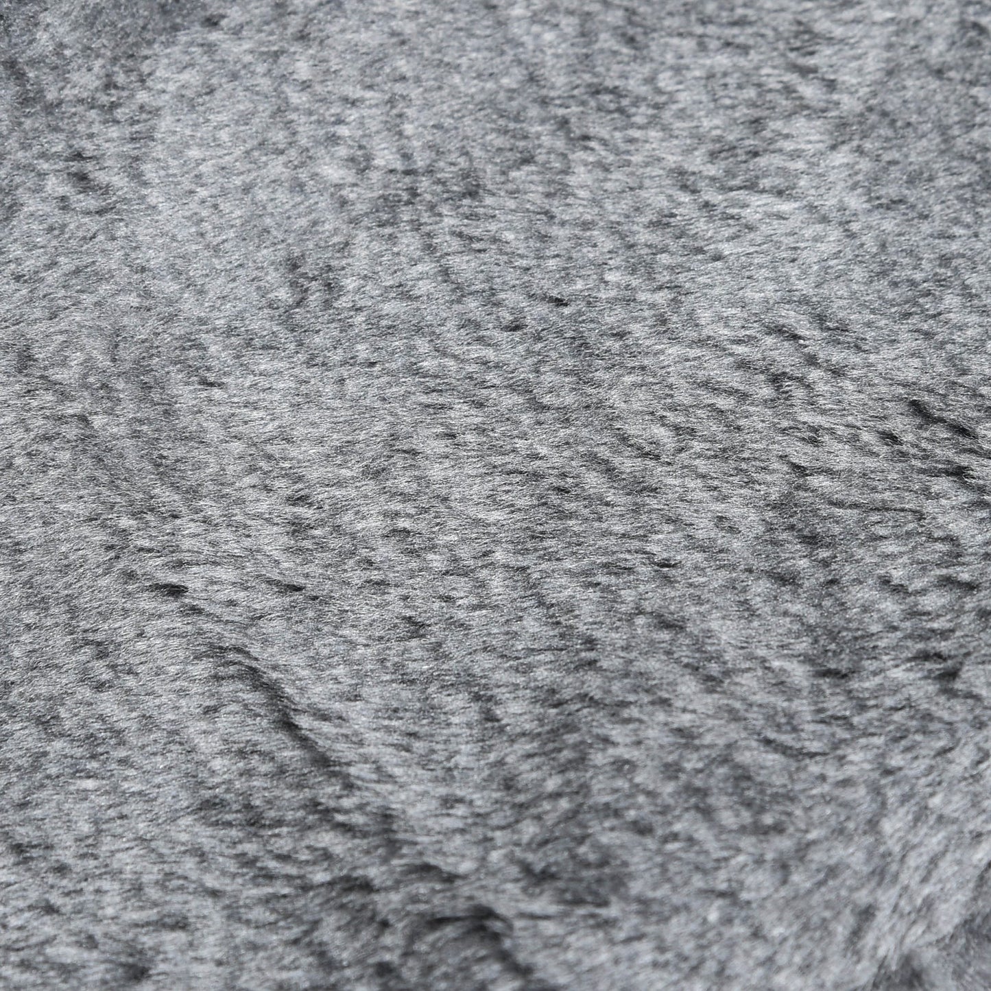 PawHut Hundetreppe 4-stufig, 35 cm Katzentreppe für Bett und Sofa, Haustiertreppe für Hunde und Katzen bis 5 kg, Plüschoptik, Hellgrau